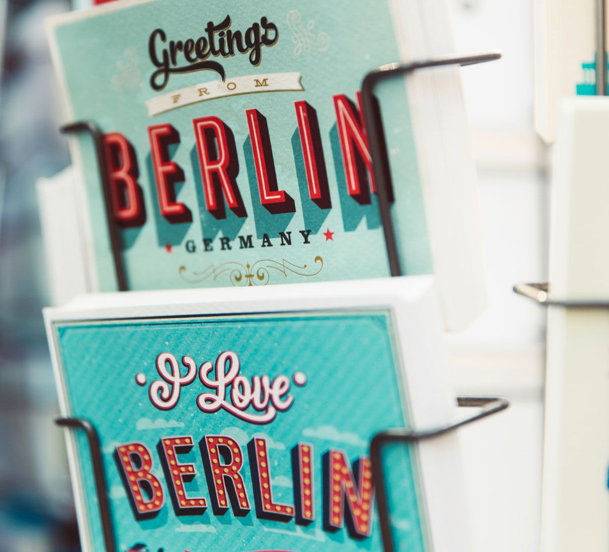 Postkarten mit Grüßen aus Berlin