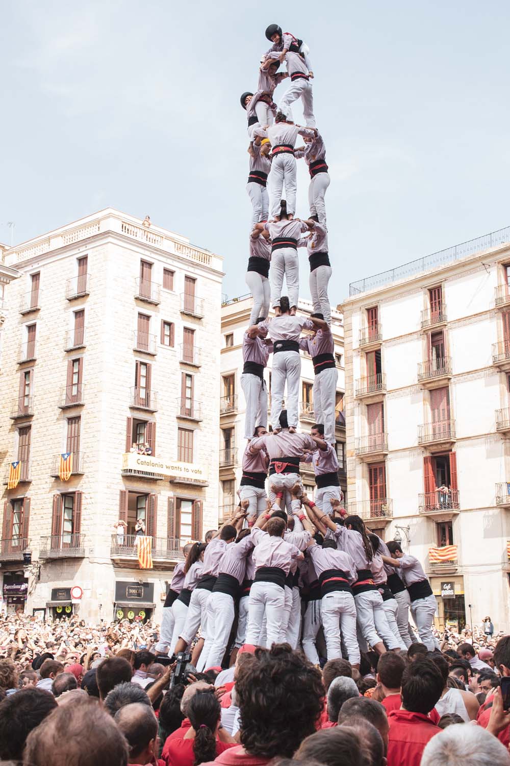 Castellers, die katalanische Tradition der Menschentürme