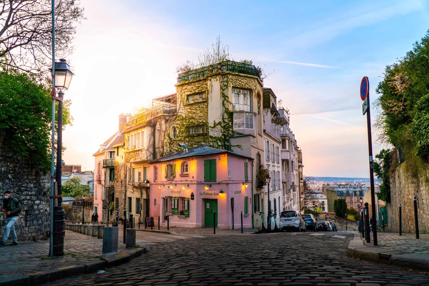 Straße in Montmartre