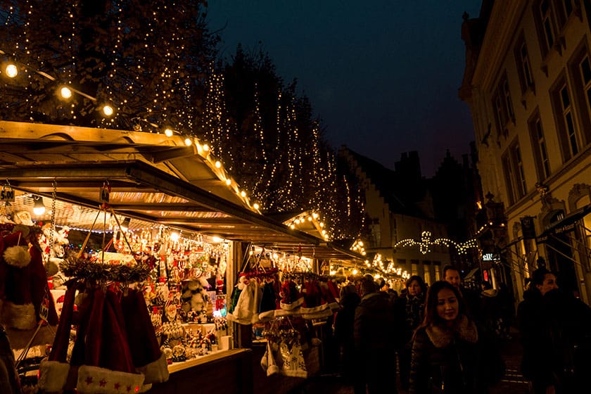 Weihnachtsmarkt in Brügge 