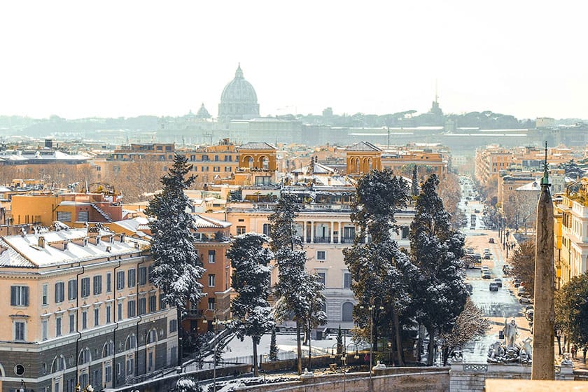 Rom im Winter